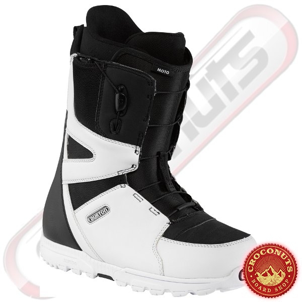 Boots Burton Moto White Black 2014
