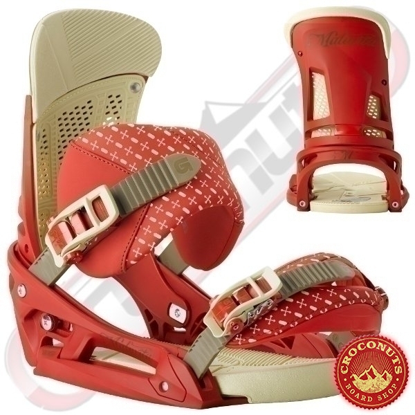 Fixations Burton Malavita Est Red Wood 2014