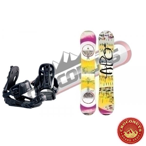 Board Apo Mtd + Fixations Apo Team Black 2014