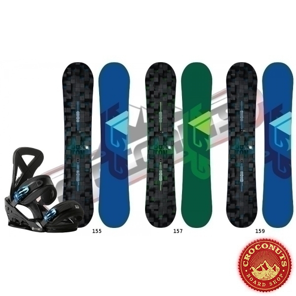 Board Burton Process Flying V+ Fixations Burton Custom Black 2014