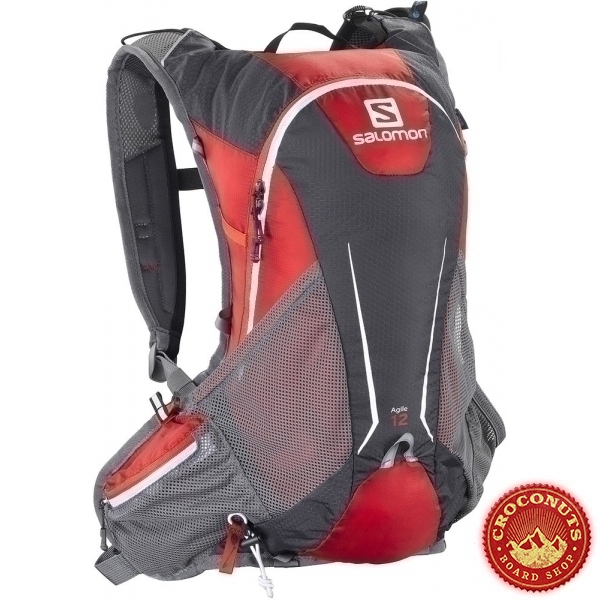 Sac Salomon Agile 12 Set Bright Red Asphalt 2014