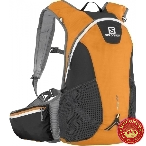 Sac Salomon Trail 20 Aluminium Fluo Orange Asphalt 2014
