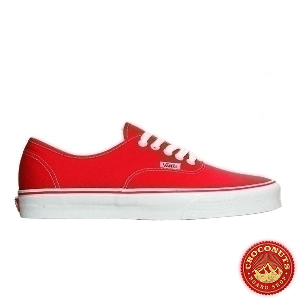 Shoes Vans Authentic Red 2014