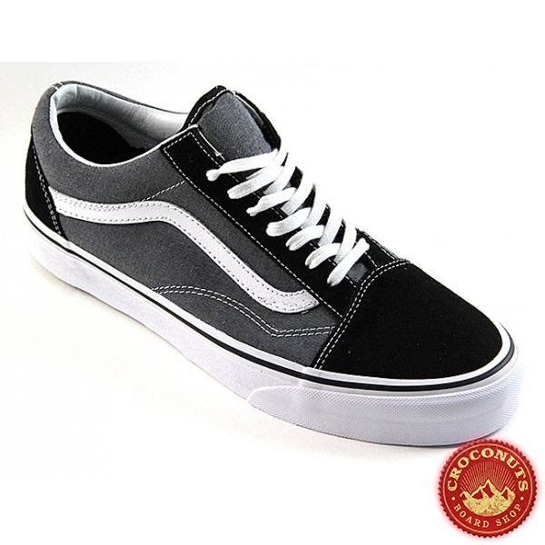 Chaussures Vans Old Skool Suede Chambray Black 2014
