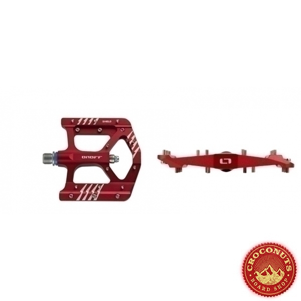 Pedales Onoff Shield Red Anodized 2015