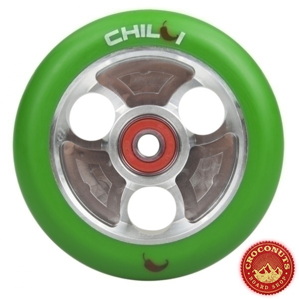 Roue Chilli Silver Vert 100mm 2020