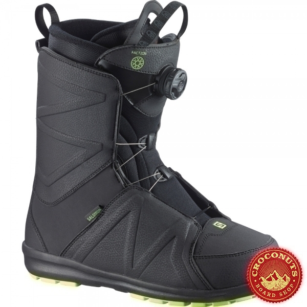 Boots Salomon Faction Boa Black Fluo Yellow Black 2015