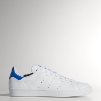 shoes Adidas Stan Smith Vulc White Blue 2014