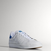 shoes Adidas Stan Smith Vulc White Blue 2014