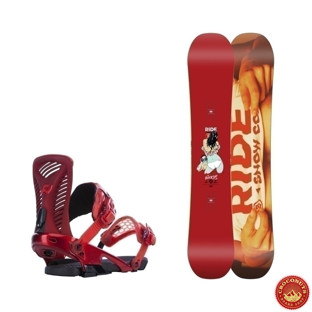 ride buck up snowboard 30 Point Carbon Array 5 provides extra pop without adding stiffness while the low friction Race Base is made from a carbon 10% sur pack Ride Buck